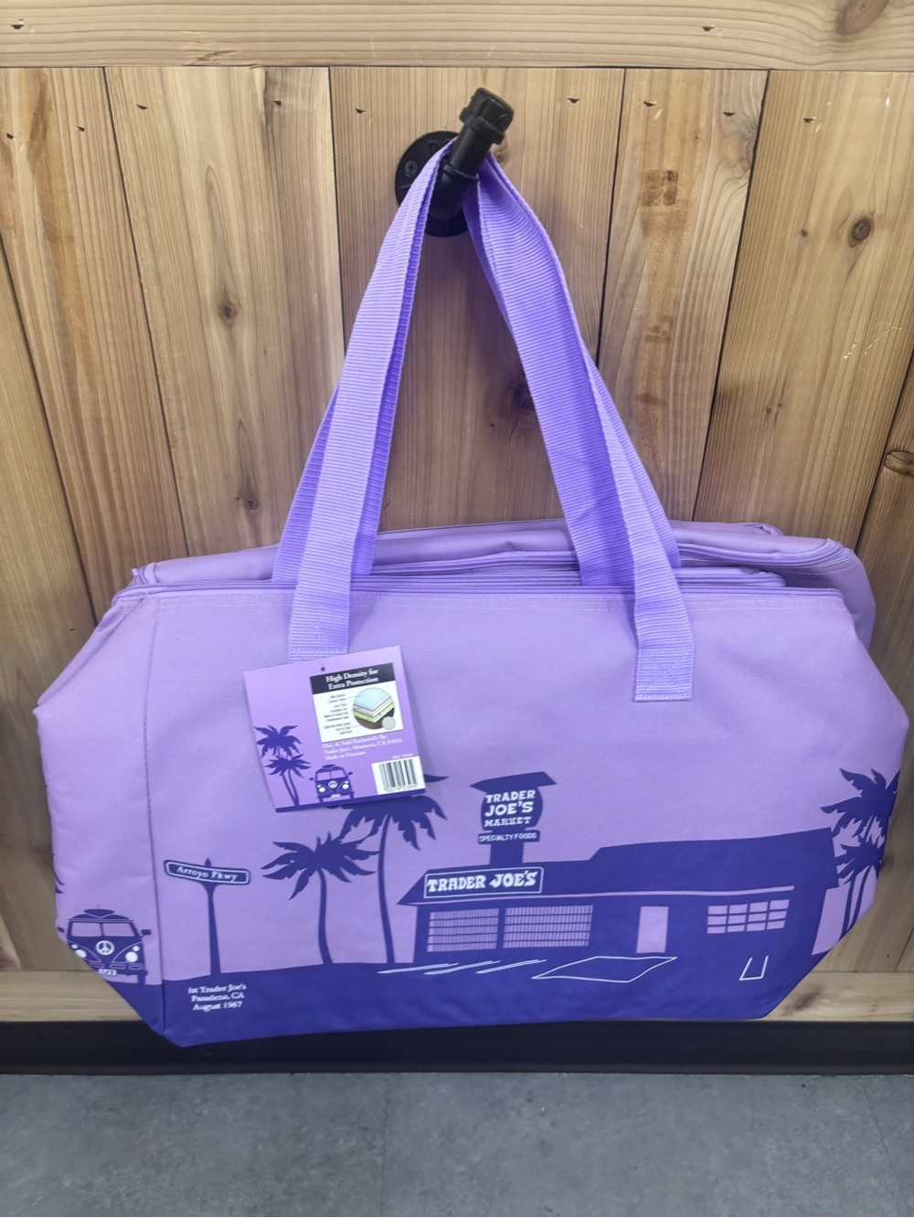 Trader Joe's Insulated Bag -Purple-